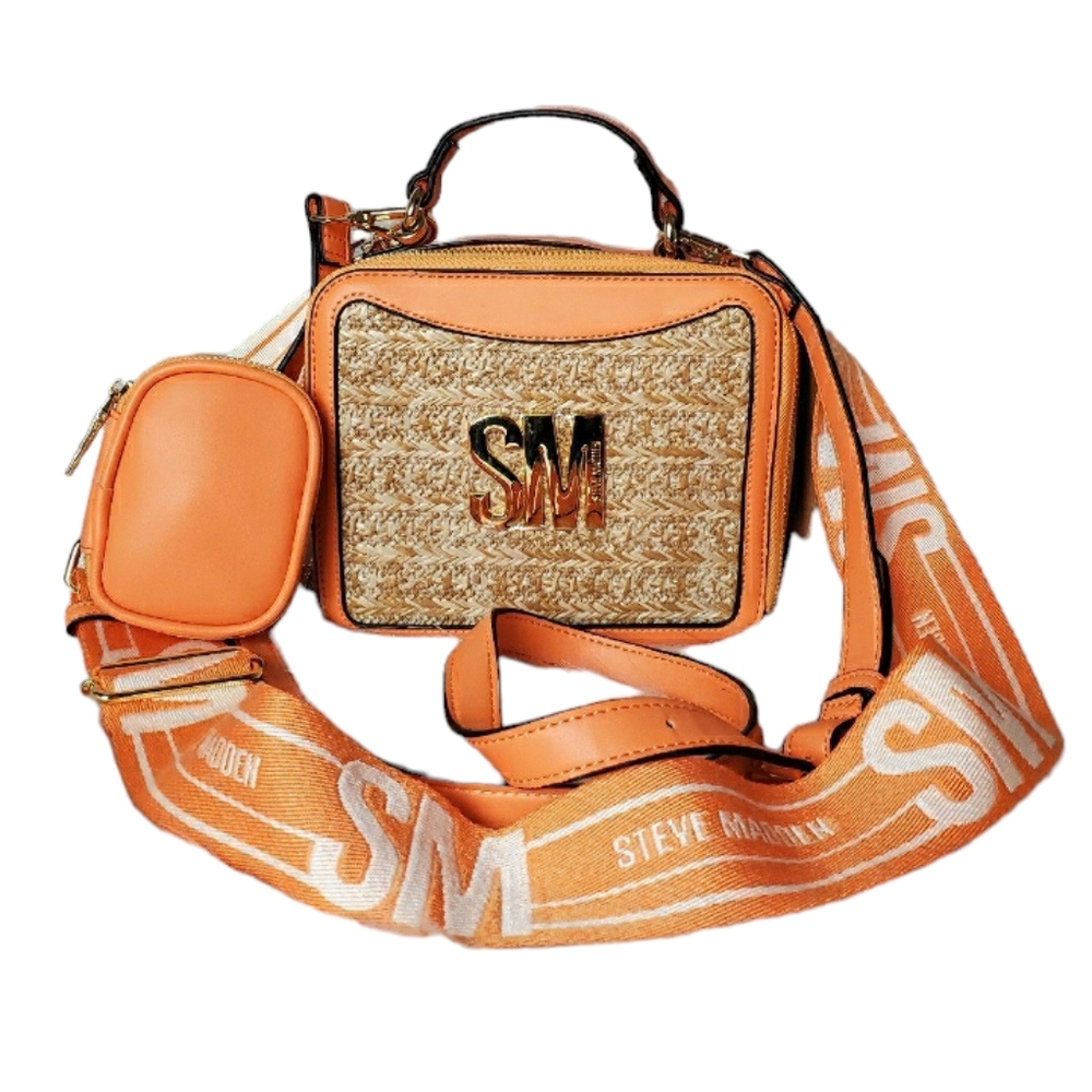 STEVE MADDEN sweet manderine belizza crossbody bag